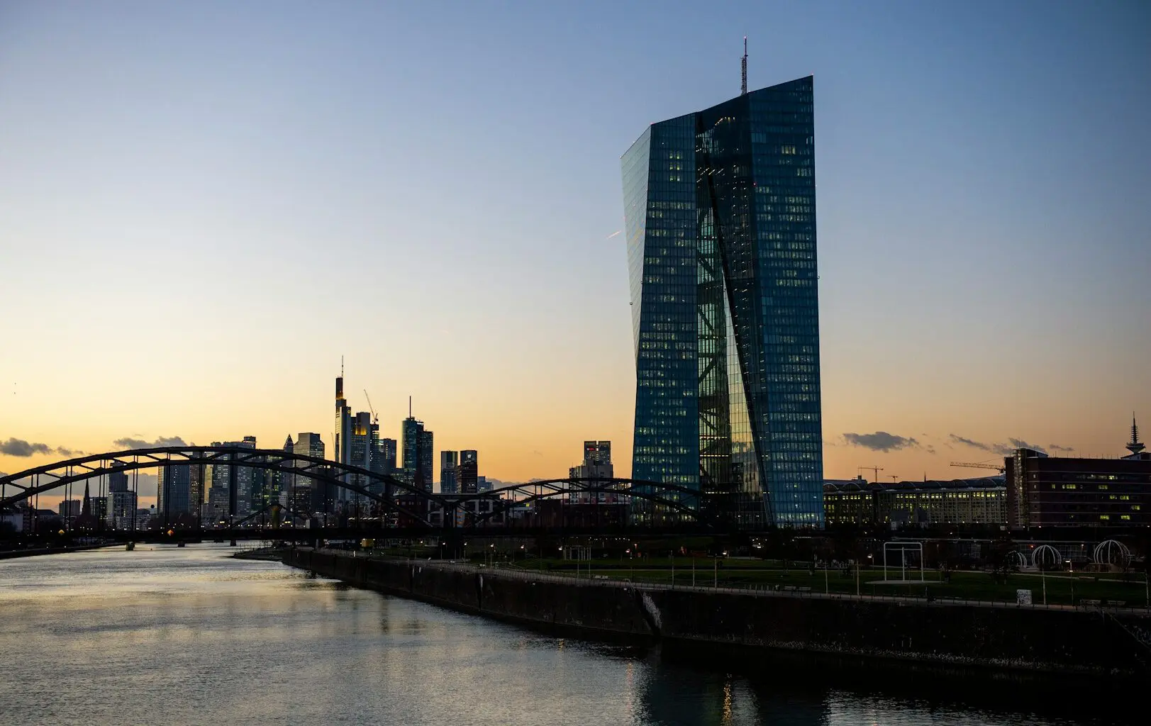 An image of the European Central Bank building.